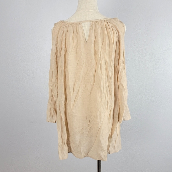 Krazy Kat Embroidered Cold Shoulder Flowy Top Size XXL - Picture 3 of 14